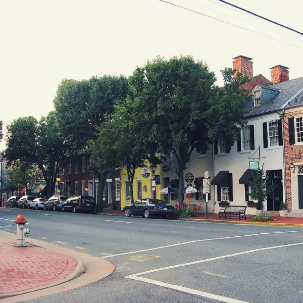 Historic Downtown in Fredericksburg, Virginia