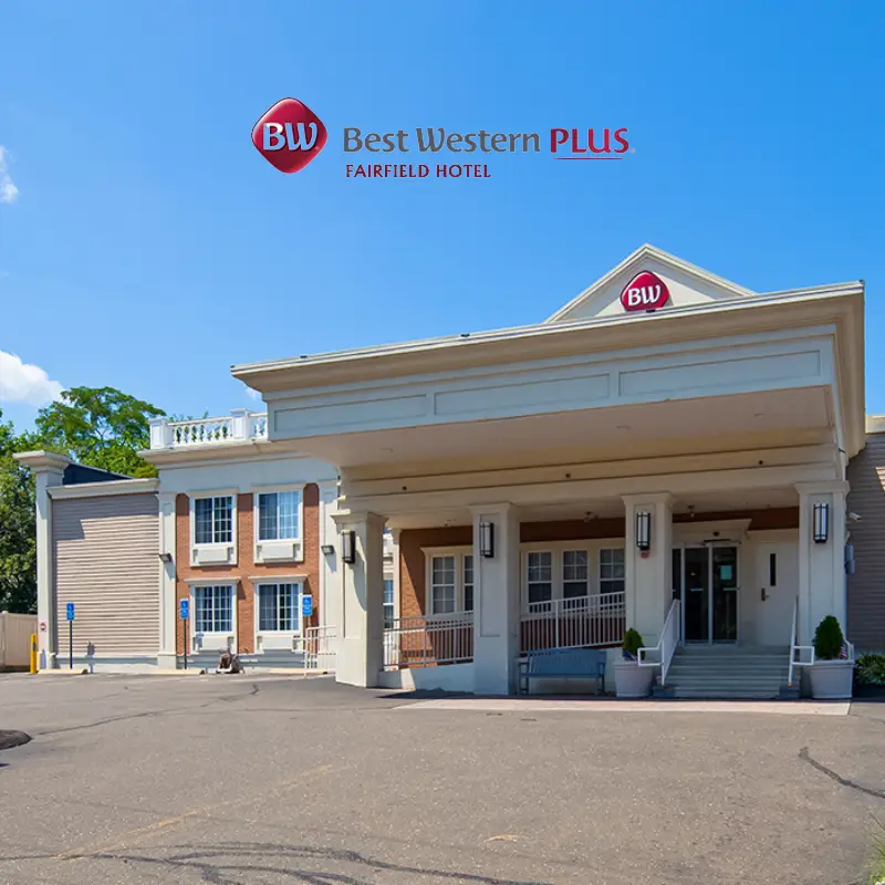 Front side of Best Western Plus Fairfield Hotel